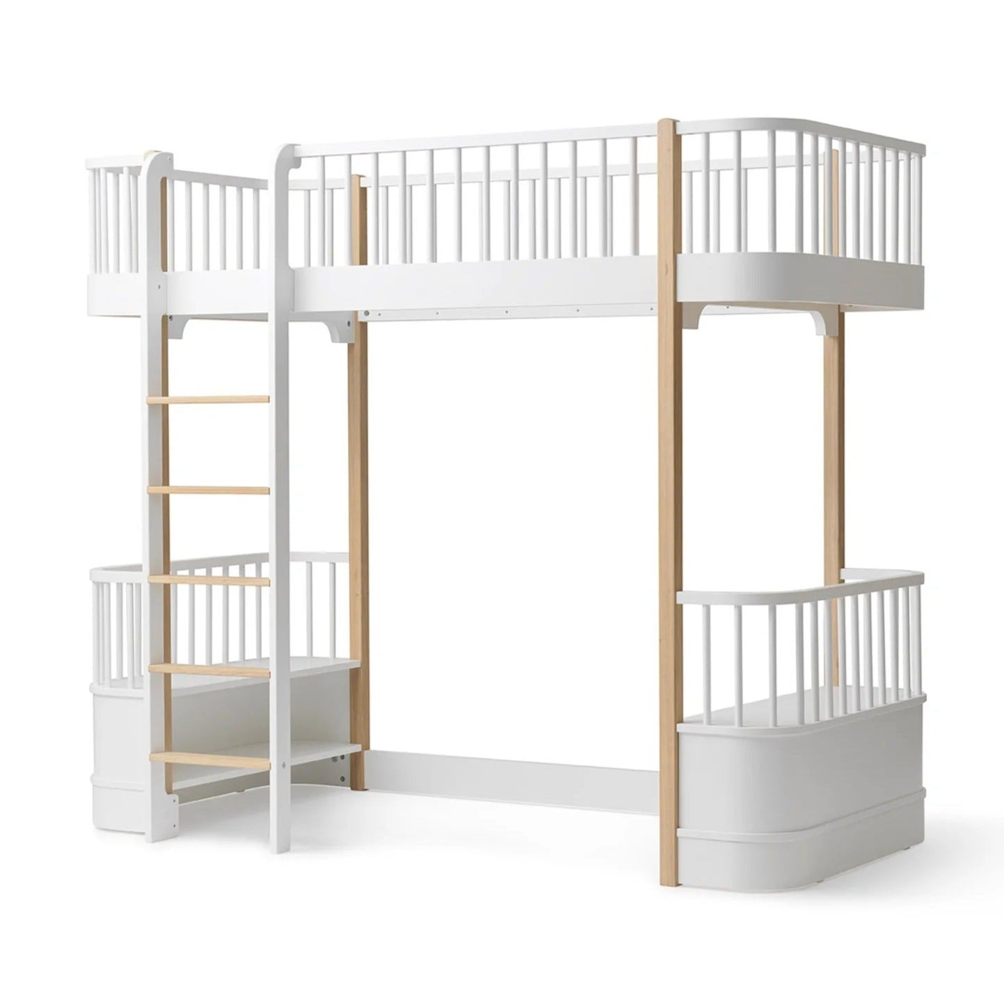Oliver Furniture Wood Original Loft Bed - White/Oak