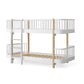 Oliver Furniture Wood Original Low Bunk Bed - White/Oak