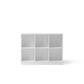 Oliver Furniture Wood Standing Shelving Unit - 3 x 2 With Base