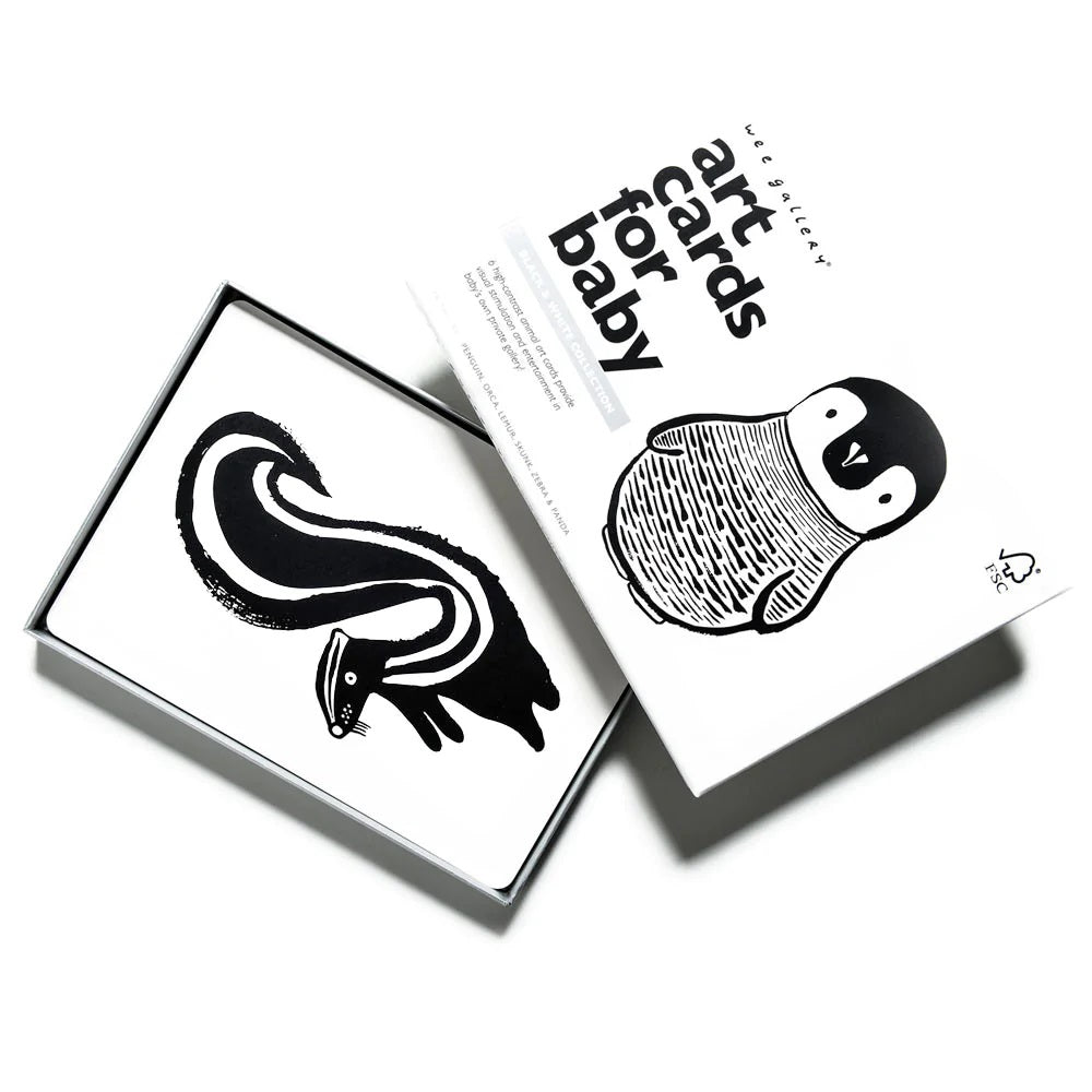 Wee Gallery Art Cards for Baby - Black & White